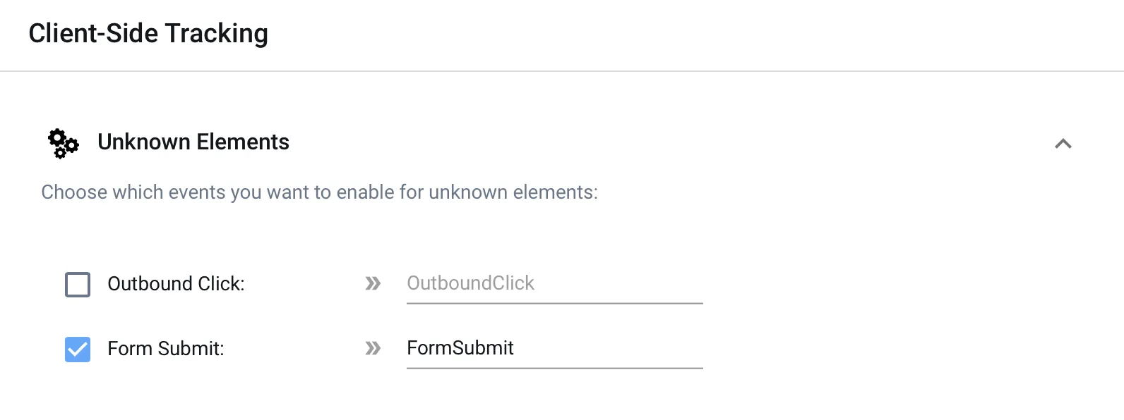 Unknown Form Tracking