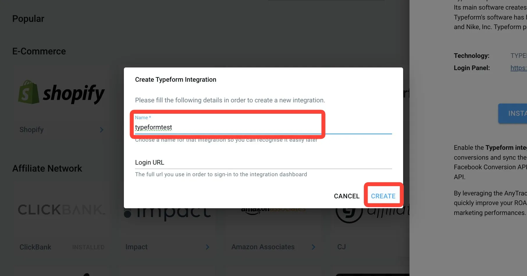 AnyTrack documentation screenshot