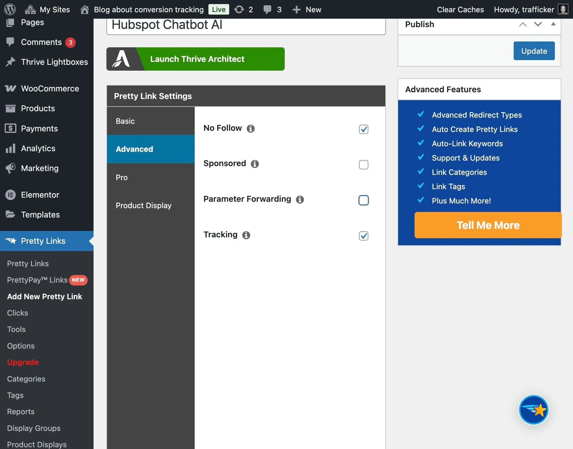 AnyTrack documentation screenshot